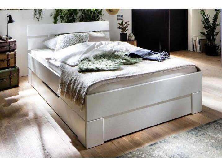 Bett mit Schubkästen 180x200cm 'Alice' Fichte weiß von main-möbel
