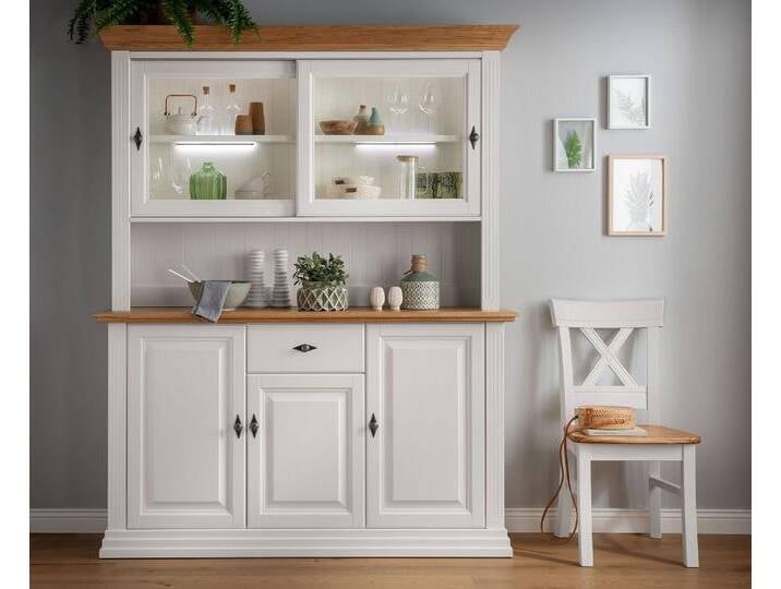 Buffet 160x199cm 'Jale' Kiefer & Eiche massiv WZ-0622 Buffet 160x199cm 'Jale' Kiefer & Eiche massiv WZ-0622 von main-möbel