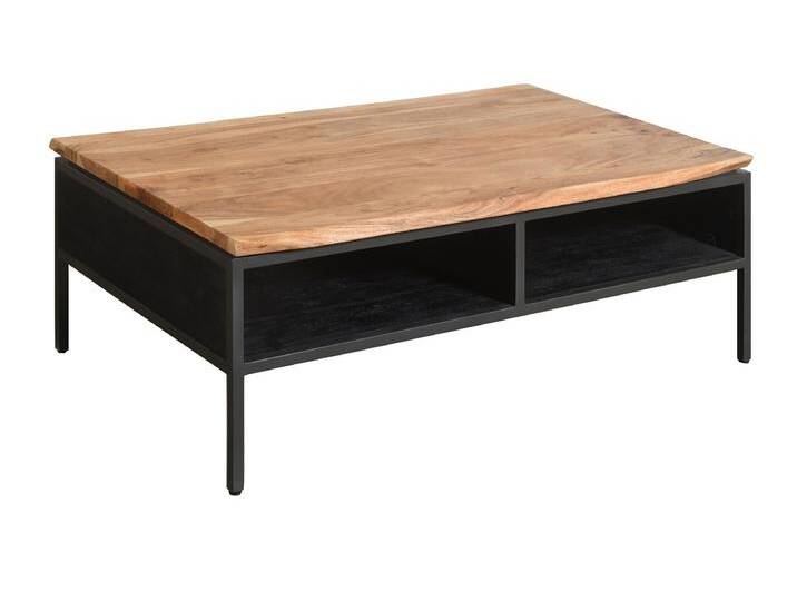 Couchtisch 111x70cm 'Kuba' Akazie mit Baumkante von main-möbel