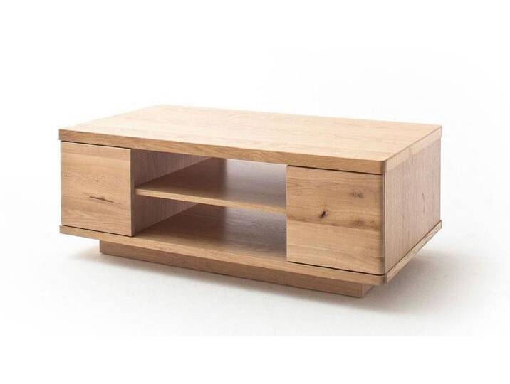 Couchtisch 115x65cm 'Vancouver' Eiche Bianco teilmassiv von main-möbel