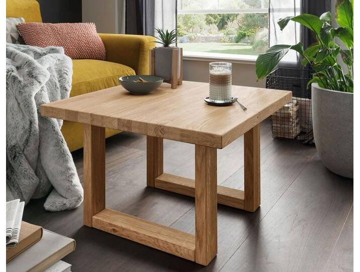 Couchtisch 70x70cm 'Dover' Wildeiche geölt WZ-0169 von main-möbel