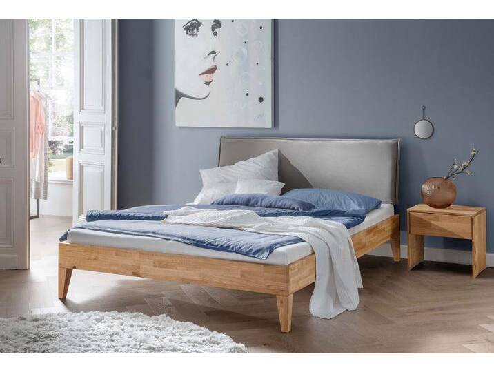 Doppelbett 'Grace V' 160x200cm Wildeiche geölt von main-möbel