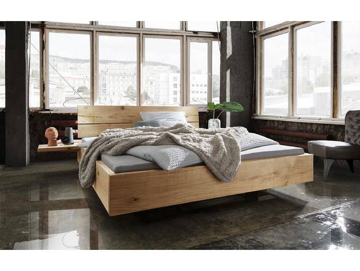 Doppelbett 'New York' 180x200cm Wildeiche geölt von main-möbel