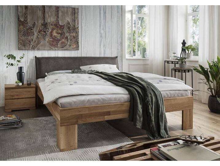 Doppelbett mit Polsterkopfteil 'Astoria I' 180x200cm Wildeiche geölt Doppelbett mit Polsterkopfteil 'Astoria I' 180x200cm Wildeiche geölt von main-möbel