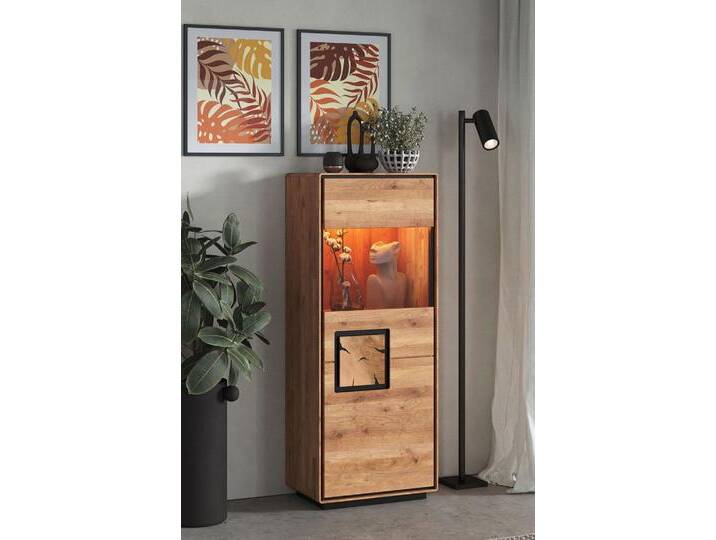 Highboard 60x151cm 'Zarah' Wildeiche geölt von main-möbel