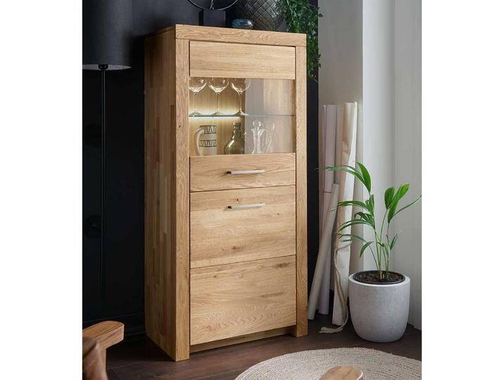 Highboard 65x141cm 'Dover' Wildeiche geölt WZ-0169 von main-möbel