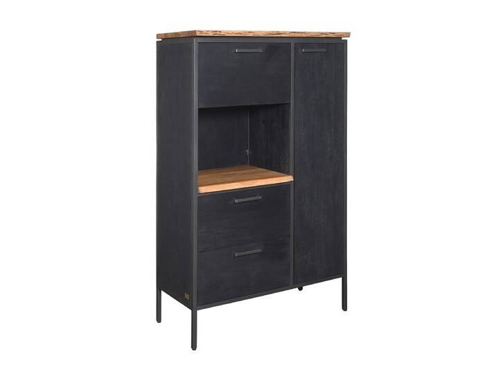 Highboard 92x155cm 'Kuba' Akazie mit Baumkante von main-möbel