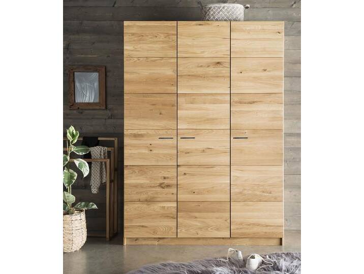 Kleiderschrank 140cm 'San Antonio' Wildeiche geölt von main-möbel