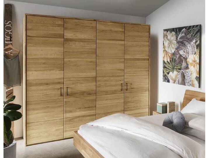 Kleiderschrank 4-trg. 195cm 'Colorado' Wildeiche geölt von main-möbel