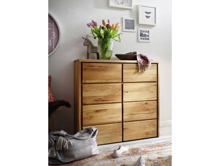 Kommode 2 Türen 88x91cm 'Alexandra' Wildeiche geölt von main-möbel