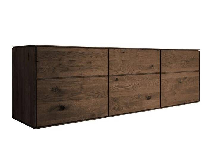 Main Möbel Sideboard Sideboard hängend oder stehend 172cm 'York' Wildeiche nußbaumfarbig, braun Main Möbel Sideboard Sideboard hängend oder stehend 172cm 'York' Wildeiche nußbaumfarbig, braun von main-möbel