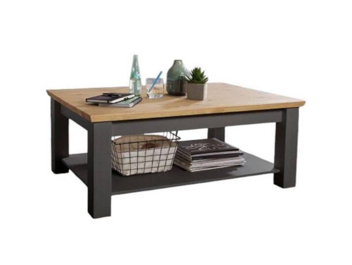 Main Möbel Couchtisch Couchtisch 110x75cm Zürich II Kiefer massiv grau WZ-0133, grau von main-möbel