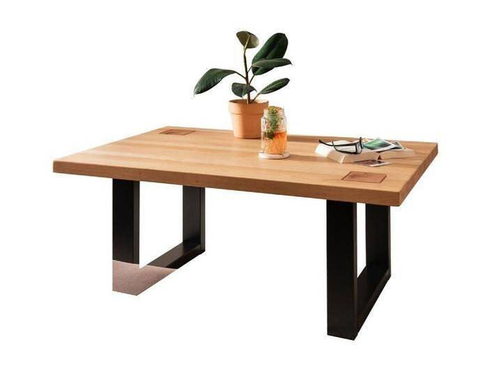 Main Möbel Couchtisch Couchtisch Tisch 110x70cm Kernbuche geölt Bergamo, beige von main-möbel