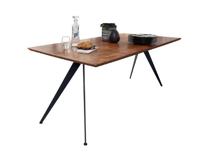 Main Möbel Esstisch Esstisch Nagpur 160x90cm Akazie & Eisen schwarz, beige schwarz Main Möbel Esstisch Esstisch Nagpur 160x90cm Akazie & Eisen schwarz, beige schwarz von main-möbel
