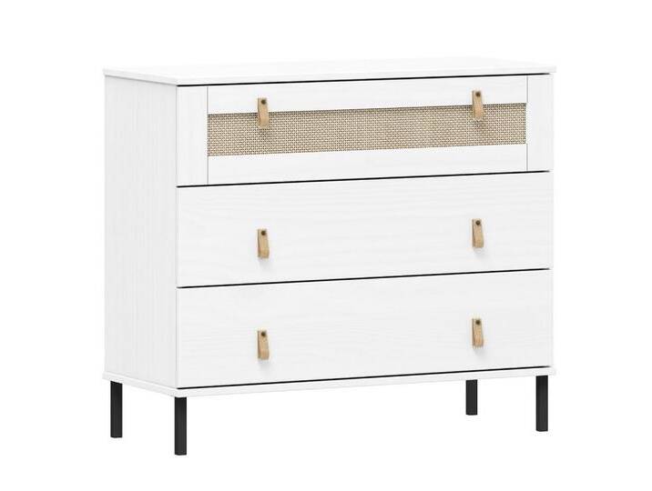 Main Möbel Kommode Kommode 90x80cm 'Seattle' Kiefer massiv weiß 3 SK Main Möbel Kommode Kommode 90x80cm 'Seattle' Kiefer massiv weiß 3 SK von main-möbel