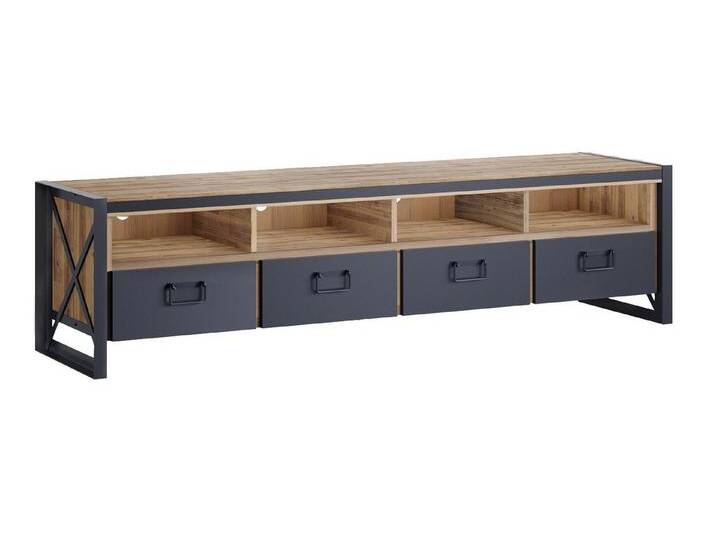 Main Möbel Kommode TV Element Lowboard 198cm Akazie Metall Montreux von main-möbel