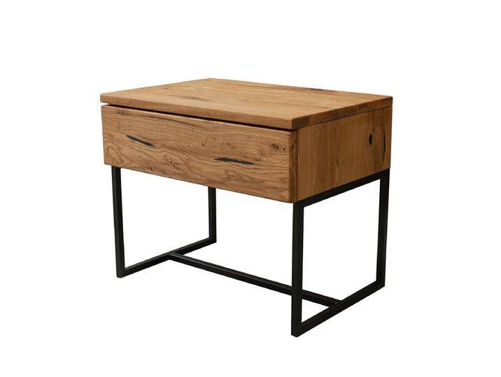 Main Möbel Nachttisch Nachttisch 50x41cm 'Mia & Amelia' Wildeiche gerade Füße, beige Main Möbel Nachttisch Nachttisch 50x41cm 'Mia & Amelia' Wildeiche gerade Füße, beige von main-möbel