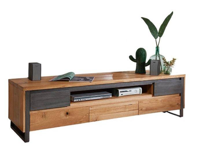Main Möbel TV-Schrank Lowboard I 190cm 'Taipeh' Eiche & Metall gebürstet Main Möbel TV-Schrank Lowboard I 190cm 'Taipeh' Eiche & Metall gebürstet von main-möbel