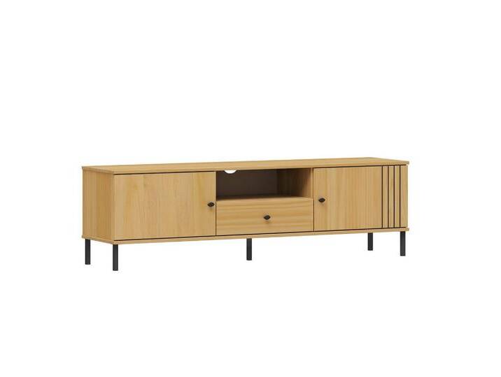 Main Möbel TV-Schrank TV Element 158x47cm Kiefer massiv eichefarbig & schwarz, beige Main Möbel TV-Schrank TV Element 158x47cm Kiefer massiv eichefarbig & schwarz, beige von main-möbel