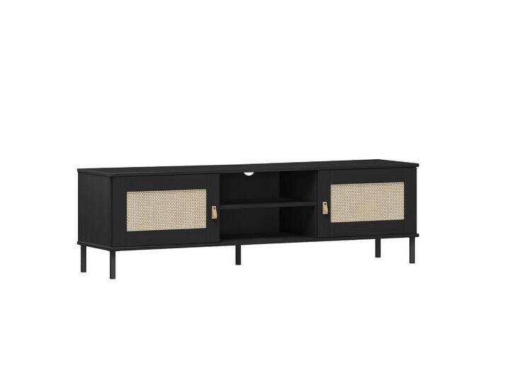 Main Möbel TV-Schrank TV Element 158x47cm 'Seattle' Kiefer massiv schwarz, schwarz Main Möbel TV-Schrank TV Element 158x47cm 'Seattle' Kiefer massiv schwarz, schwarz von main-möbel