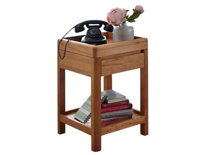 Main Möbel Telefontisch Telefontisch 40x60cm 'Bayreuth' Kernbuche massiv von main-möbel