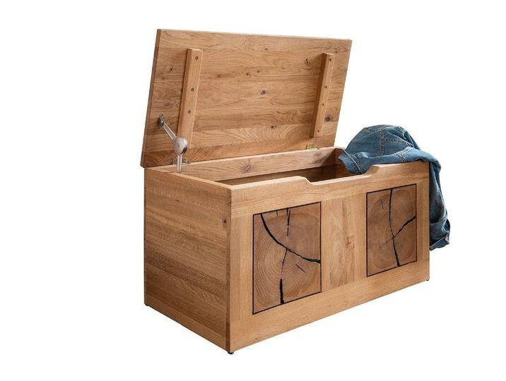 Main Möbel Truhe Truhe 80x40cm Wildeiche Danzig II, beige Main Möbel Truhe Truhe 80x40cm Wildeiche Danzig II, beige von main-möbel