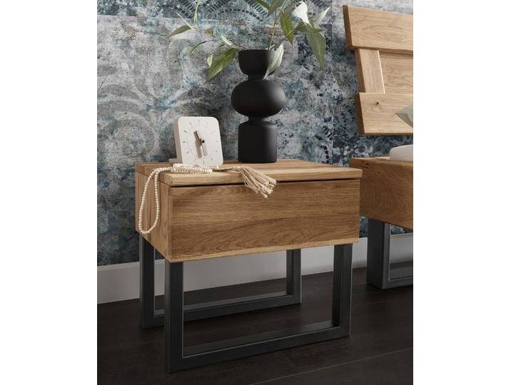 Nachtkommode 45x41cm 'Mateo' Wildeiche geölt von main-möbel