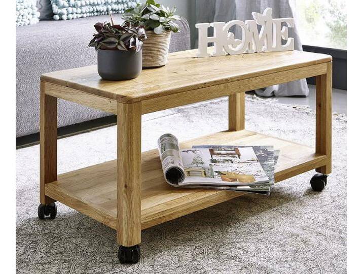 Servierwagen 75x40cm 'Bayreuth' Wildeiche massiv von main-möbel
