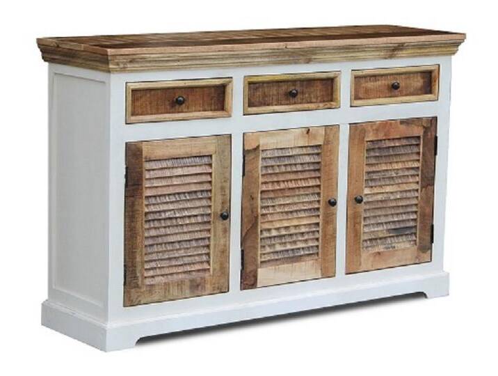 Sideboard 140x90cm 'Nizza' Mango weiß natur von main-möbel