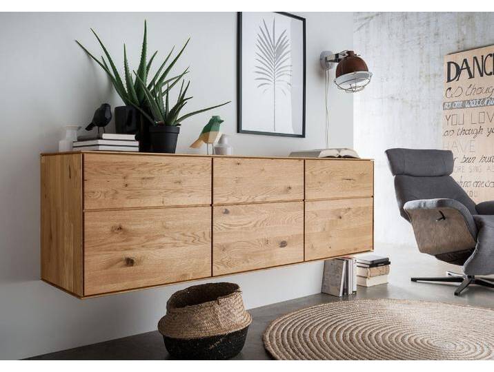 Sideboard hängend oder stehend 172cm 'Prag' Wildeiche geölt WZ-0546 von main-möbel