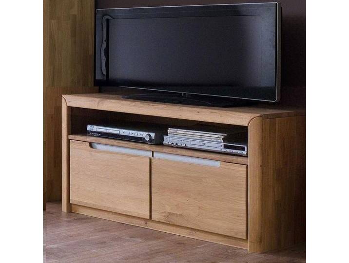 TV Board 114x60cm 'Odessa' Wildeiche massiv von main-möbel