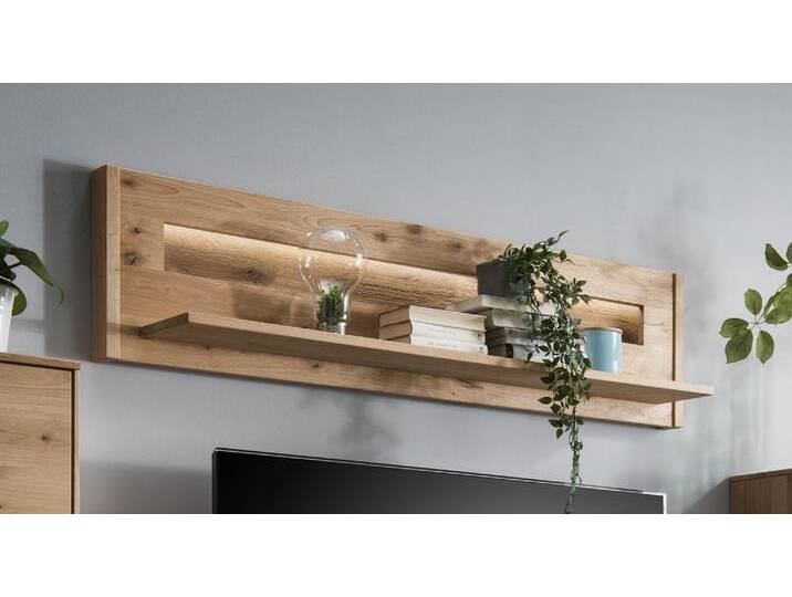 Wandboard 155cm 'Monza' Wildeiche geölt von main-möbel