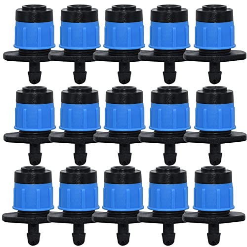 maipula Verstellbare Allround-Streusprinkler Sprühen von 360 Grad Bewässerung Dripper Hausgarten Landwirtschaftsbewässerungswerkzeug (Color : 50pcs, Type : Sprinkler) von Maipula