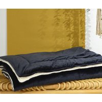 steppdecke 120x200cm - Handgefertigt in Frankreich Samt Und Leinen von maisonvelvety