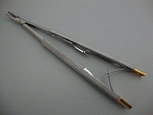 MAK Castroviejo Needle Holder TC 14.5 cm with Ratchet & Lock Dental Micro Instruments von mak