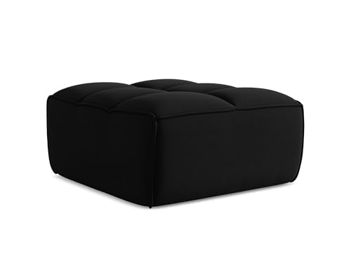 Kalai Pouf Hocker in Schwarz - Polsterhocker aus Samt, ideal als Sitzpouf oder Fußhocker für Wohnzimmer, Japandi & Skandi Design, Oeko-Tex Zertifiziert 80x93x43 cm, bis 150 kg belastbar Kalai Pouf Hocker in Schwarz - Polsterhocker aus Samt, ideal als Sitzpouf oder Fußhocker für Wohnzimmer, Japandi & Skandi Design, Oeko-Tex Zertifiziert 80x93x43 cm, bis 150 kg belastbar von makamii