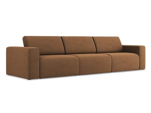 Kalea 4-Sitzer Modulsofa in Orange - Modernes Designsofa aus Strukturstoff, modular, ohne Schlaffunktion, skandinavischer Japandi-Stil, Oeko-Tex zertifiziert 314x103x80 cm, bis 350 kg belastbar Kalea 4-Sitzer Modulsofa in Orange - Modernes Designsofa aus Strukturstoff, modular, ohne Schlaffunktion, skandinavischer Japandi-Stil, Oeko-Tex zertifiziert 314x103x80 cm, bis 350 kg belastbar von makamii