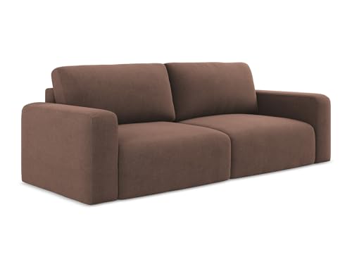 Kona 3-Sitzer Sofa mit Schalffunktion in Pink - Schlafsofa mit Bettfunktion aus Strukturstoff, modernes Japandi & Skandi Design für Wohnzimmer, Oeko-Tex Zertifiziert 244x102x79 cm, bis 350 kg Kona 3-Sitzer Sofa mit Schalffunktion in Pink - Schlafsofa mit Bettfunktion aus Strukturstoff, modernes Japandi & Skandi Design für Wohnzimmer, Oeko-Tex Zertifiziert 244x102x79 cm, bis 350 kg von makamii
