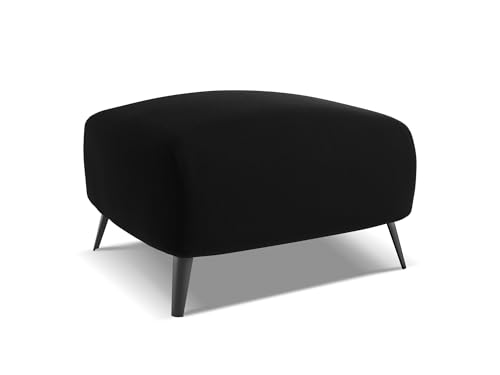 Malie Pouf Hocker in Schwarz - Polsterhocker aus Samt, ideal als Sitzpouf oder Fußhocker für Wohnzimmer, Japandi & Skandi Design, Oeko-Tex Zertifiziert 65x65x44 cm, bis 150 kg belastbar Malie Pouf Hocker in Schwarz - Polsterhocker aus Samt, ideal als Sitzpouf oder Fußhocker für Wohnzimmer, Japandi & Skandi Design, Oeko-Tex Zertifiziert 65x65x44 cm, bis 150 kg belastbar von makamii