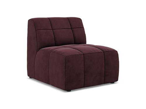makamii Aloha Sofa Mittelmodul in Rot - Modernes Sesselsmodul aus Samt, modular & kombinierbar, skandinavisches Design, Oeko-Tex Zertifiziert 75x90x77 cm, bis 250 kg belastbar makamii Aloha Sofa Mittelmodul in Rot - Modernes Sesselsmodul aus Samt, modular & kombinierbar, skandinavisches Design, Oeko-Tex Zertifiziert 75x90x77 cm, bis 250 kg belastbar von makamii