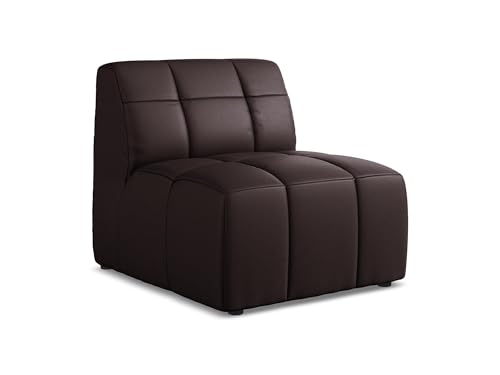 makamii Aloha Sofa Mittelmodul in Violett - Modernes Sesselsmodul aus Kunstleder, modular & kombinierbar, skandinavisches Design, Oeko-Tex Zertifiziert 75x90x77 cm, bis 250 kg belastbar von makamii