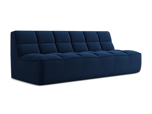makamii Kalai 3-Sitzer Modulsofa in Blau - Modernes Designsofa aus Samt, modular, ohne Schlaffunktion, moderner Japandi-Stil, Oeko-Tex Zertifiziert 210x93x75 cm, bis 150 kg belastbar makamii Kalai 3-Sitzer Modulsofa in Blau - Modernes Designsofa aus Samt, modular, ohne Schlaffunktion, moderner Japandi-Stil, Oeko-Tex Zertifiziert 210x93x75 cm, bis 150 kg belastbar von makamii