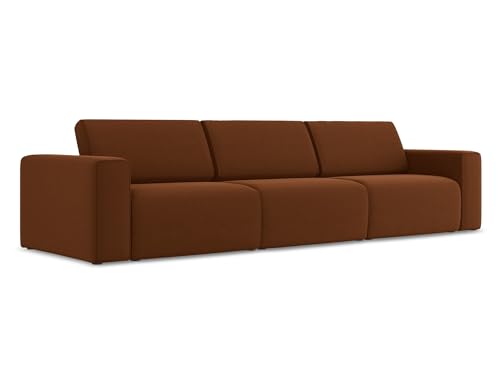 makamii Kalea 4-Sitzer Modulsofa in Orange - Modernes Designsofa aus Samt, modular, ohne Schlaffunktion, skandinavischer Japandi-Stil, Oeko-Tex Zertifiziert 314x103x80 cm, bis 350 kg belastbar makamii Kalea 4-Sitzer Modulsofa in Orange - Modernes Designsofa aus Samt, modular, ohne Schlaffunktion, skandinavischer Japandi-Stil, Oeko-Tex Zertifiziert 314x103x80 cm, bis 350 kg belastbar von makamii