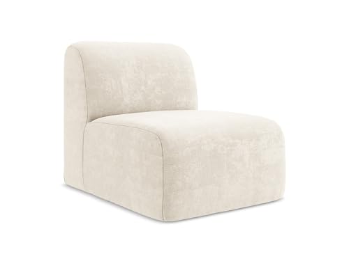 makamii Lani Sofa Mittelmodul in Beige - Modernes Sesselsmodul aus Chenille, modular & kombinierbar, skandinavisches Design, Oeko-Tex Zertifiziert 70x94x75 cm, bis 150 kg belastbar makamii Lani Sofa Mittelmodul in Beige - Modernes Sesselsmodul aus Chenille, modular & kombinierbar, skandinavisches Design, Oeko-Tex Zertifiziert 70x94x75 cm, bis 150 kg belastbar von makamii