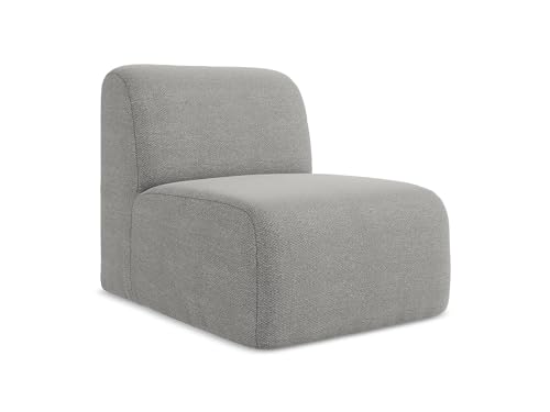 makamii Lani Sofa Mittelmodul in Grau - Modernes Sesselsmodul aus Bouclé, modular & kombinierbar, skandinavisches Design, Oeko-Tex Zertifiziert 70x94x75 cm, bis 150 kg belastbar makamii Lani Sofa Mittelmodul in Grau - Modernes Sesselsmodul aus Bouclé, modular & kombinierbar, skandinavisches Design, Oeko-Tex Zertifiziert 70x94x75 cm, bis 150 kg belastbar von makamii