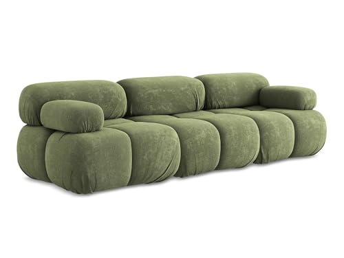 makamii Lokua 3-Sitzer Modulsofa in Grün - Modernes Designsofa aus Chenille, modular, ohne Schlaffunktion, moderner Japandi-Stil, Oeko-Tex Zertifiziert 285x96x70 cm, bis 150 kg belastbar makamii Lokua 3-Sitzer Modulsofa in Grün - Modernes Designsofa aus Chenille, modular, ohne Schlaffunktion, moderner Japandi-Stil, Oeko-Tex Zertifiziert 285x96x70 cm, bis 150 kg belastbar von makamii