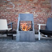 Maker Table 39 "Chiminea - Holzverbrennung Im Freien Feuerstelle Hinterhof-Feuerstelle Kamin." von makertable