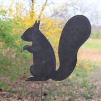 Eichhörnchen Gartenstecker - Metall Stahl Tier Yard Art Marker Niedlich Einzigartig Frühling Und Sommer Dekor Eichhörnchen Gartenstecker - Metall Stahl Tier Yard Art Marker Niedlich Einzigartig Frühling Und Sommer Dekor von makertable