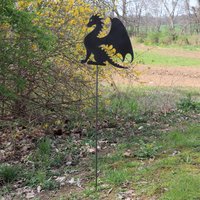 Versandfertig in 2 Tagen | Metall Drachen Gartenstecker - Aus Stahl Fantasy Yard Art Marker Metalldrache Schild Rasendrache Drache Versandfertig in 2 Tagen | Metall Drachen Gartenstecker - Aus Stahl Fantasy Yard Art Marker Metalldrache Schild Rasendrache Drache von makertable