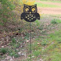 Versandfertig in 2 Tagen | Metall Eule Gartenstecker - Stahl Yard Art Marker Niedlich Einzigartig Rustikal Frühlingsdekor Sommerdekor Versandfertig in 2 Tagen | Metall Eule Gartenstecker - Stahl Yard Art Marker Niedlich Einzigartig Rustikal Frühlingsdekor Sommerdekor von makertable